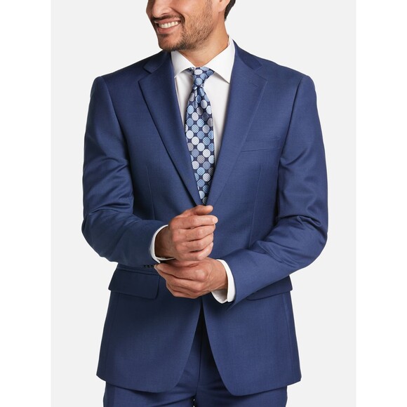 Calvin Klein Slim Fit Infinite Stretch Suit Jacket 44L Blue JACKET ONLY - Picture 1 of 16